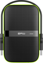 SILICON POWER EXTERNAL HDD 2,5 5TB ARMOR A60, USB 3.2, POWER VIA USB, BLACK & GREEN, 3YW.